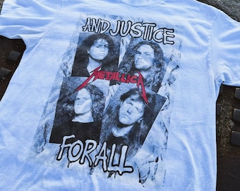 Metallica Damaged Justice Tour 88-89 Original Vintager 1980's