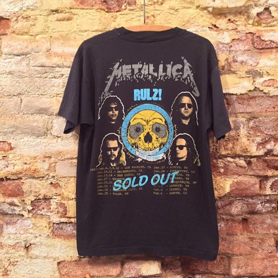 1991-1992 Original Metallica Tour Pushead Graphic - Gem
