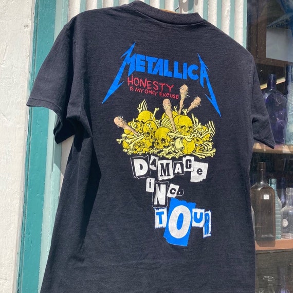 LLICA Tシャツ Damage Inc メタリカ Pushead Vintage 90s Metallica Damage Inc Pushead Shirt Tour 1994 Giant Tag