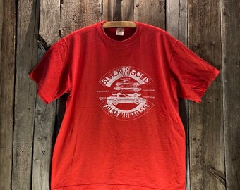 1988 Black Gold Tulsa Vette Set Single Stitch T-Shirt