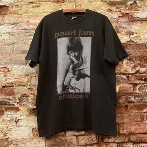 Vintage 90s PEARL JAM Choices 1992 Ten Tour Concert T Shirt - 9 