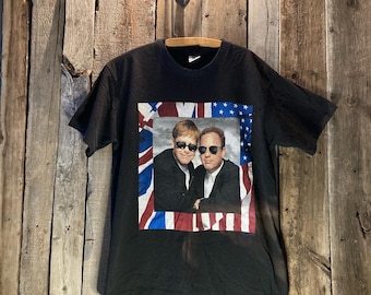 1995 Elton John & Billy Joel “Face to Face” North American Tour (Distressed)