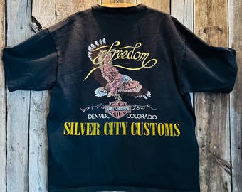 Silver City Customs 1 of 1 Vintage 1984 Denver HD CROSS BODY