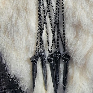 Coffin Nail Wirewrapped Necklace