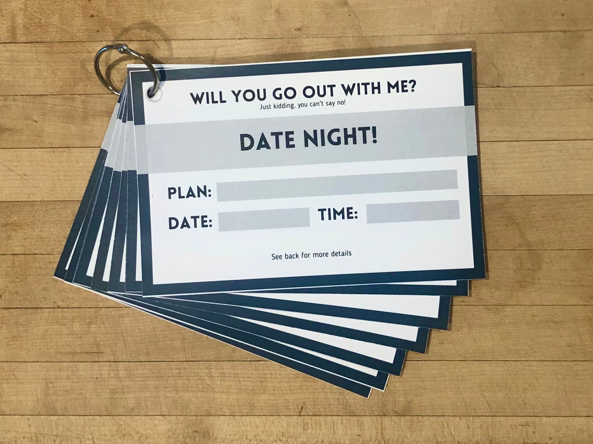 Date Night Invitation Cards Boyfriend Gift Girlfriend Gift | Etsy