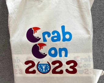 Crab Con 2023 Canvas Tote Bag