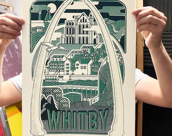 Whitby Screen Print (Glow in the Dark)