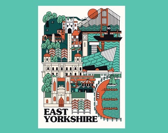 East Riding of Yorkshire Art Print