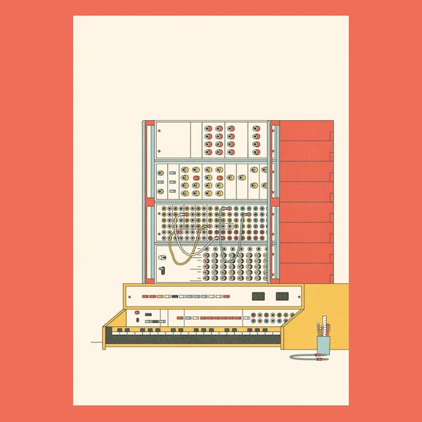 Cislizvuk - modular synthesizers art print