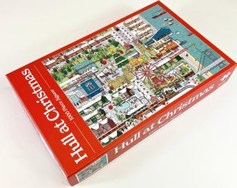 Hull at Christmas 1000 Piece Jigsaw - Christmas Jigsaw Puzzle - Gift - Made In The UK