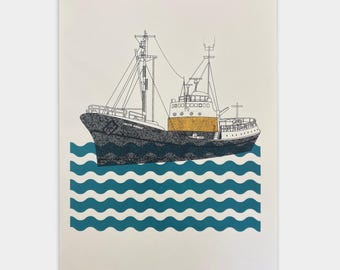 Arctic Corsair Screen Print