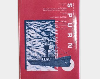 Spurn Lightship Stats Fridge Magnet