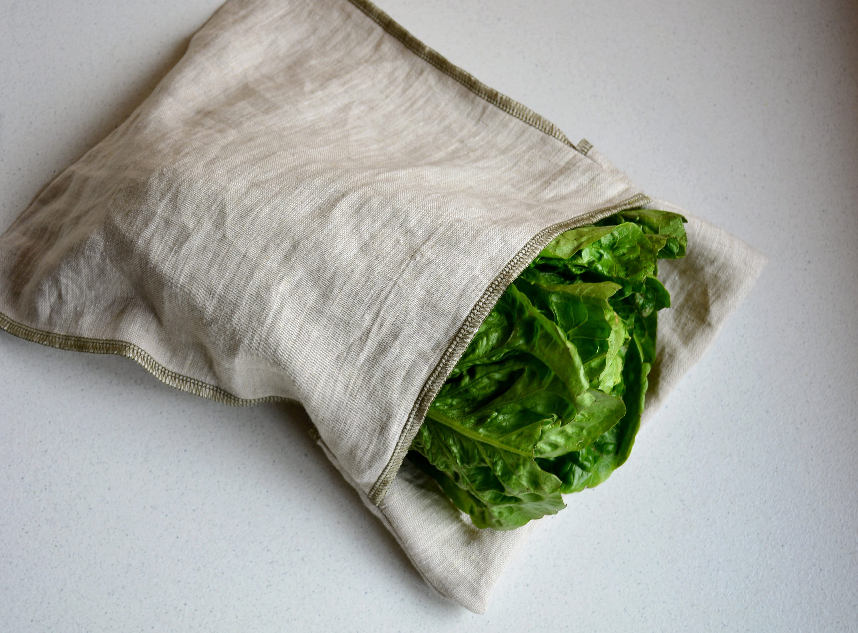Salad Bag Lettuce Preserver 100% Cotton