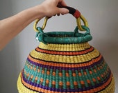 Medium Fair Trade Pot Basket - Handwoven in Ghana