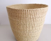 Fair Trade Planter Bolga Basket - Handwoven in Ghana