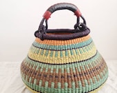 Medium Fair Trade Pot Basket - Handwoven in Ghana