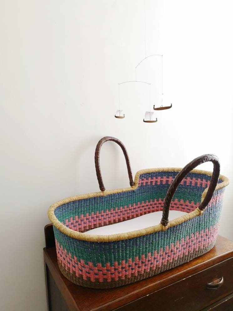African Moses Basket Made to Measure Fitted Sheets White Etsy