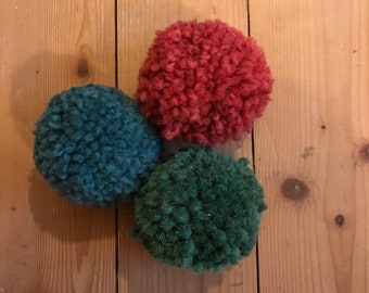 Pompon PomPom Bommel, Riesenpompon, weicher Ball Kinder Baby, Spielball, Geschenk Kinder