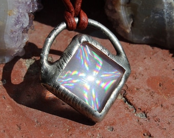 Optical Visions Diamond Portal Suncatcher Pendant
