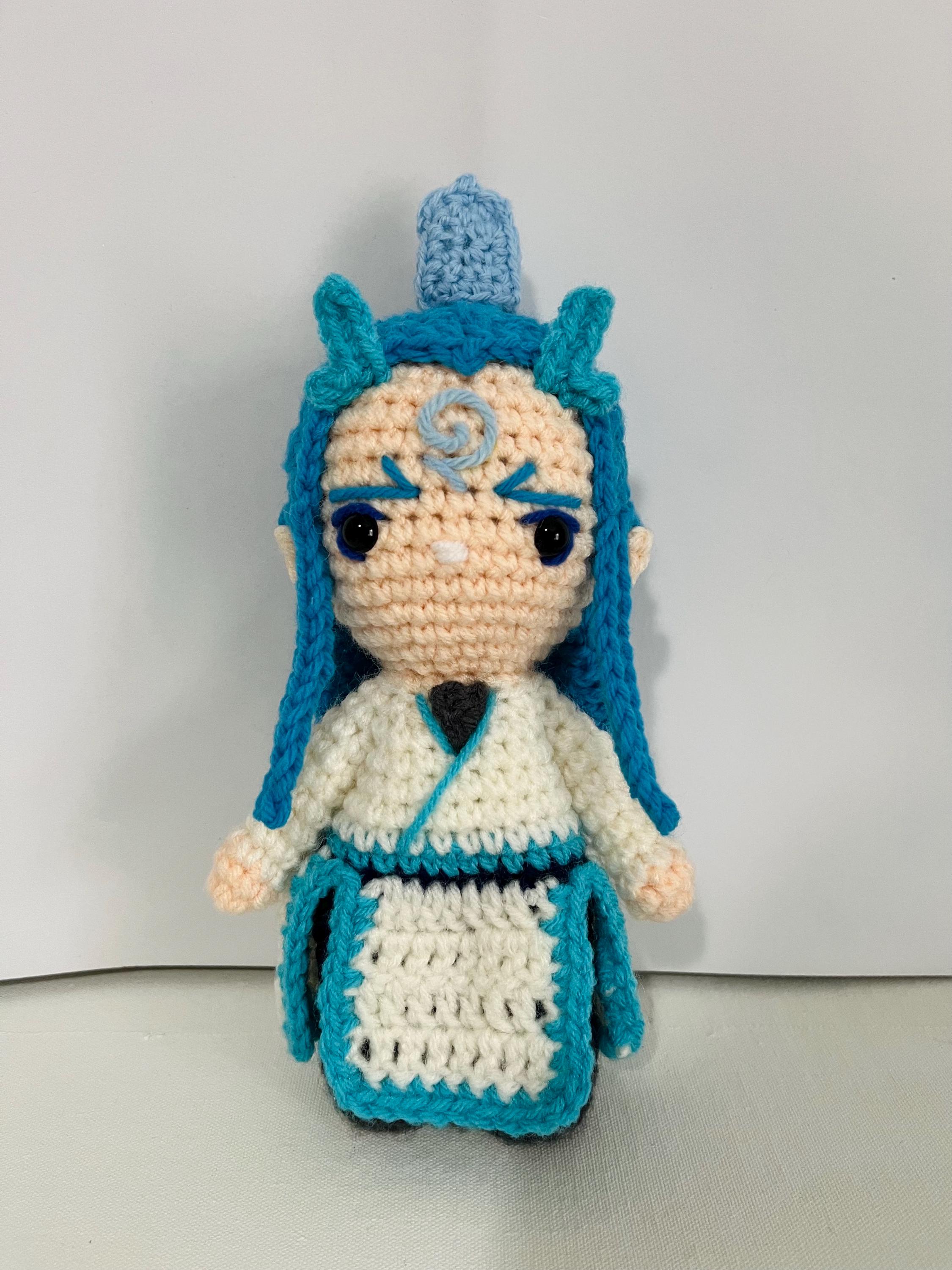 Crochet Pattern Ao Bing Doll / Mo Tong Jiang Shi / Mo Tong Nao Hai