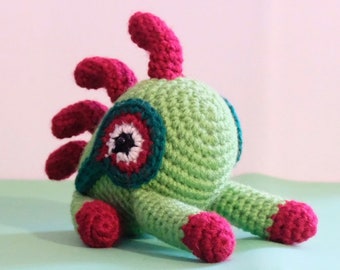 Crocheted Murloc Plushie (Made to order)