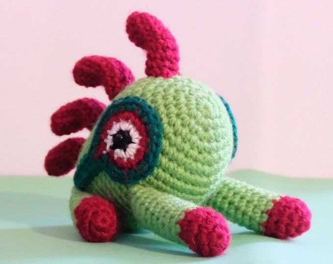 Crocheted Murloc Plushie (Made to order)