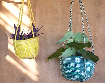 Hanging flower pot, hanging basket, hanging basket, plant basket for hanging. Plant basket.