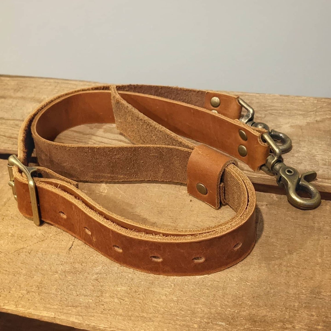 Leather Strap / Sangle de cuir Etsy