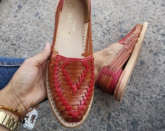 colorful huaraches sandals