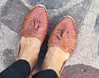 Handmade Leather Huarache Sandals – Mexican Artisan Shoes