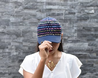 メキシカン刺繍キャップ – 花柄ベースボールハット、 - Etsy 日本