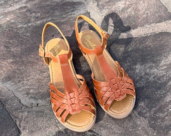 Huarache Sandal ~ All Sizes Boho- Hippie Vintage ~ Mexican Style ~ Colorful Leather ~ Mexican Huarache Sandals  ~ Summer Shoes