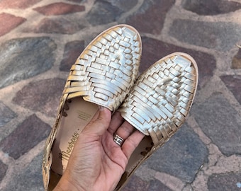 Sandales Huarache pour femmes ~ Toutes les tailles ~ Chaussures bohèmes - vintage hippie ~ Style mexicain ~ Huaraches mexicaines ~ Chaussures en cuir mexicaines