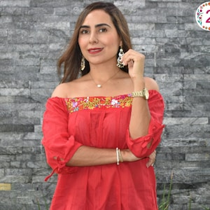Huipil Chiapas Blouse ~ Flower Shirt ~ Mexican Shirt ~ Ethnic Floral Shirt ~ Womens Shirt ~ Boho ~ Embroidered Shirt ~ Handmade Shirt
