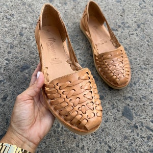 Sandalia Huarache ~ Todas las tallas Boho- Hippie Vintage ~ Estilo Mexicano ~ Cuero Colorido ~ Huaraches Mexicanos