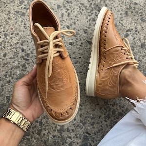 Sandalia Huarache ~ Todas las tallas Boho- Hippie Vintage ~ Estilo Mexicano ~ Cuero Colorido ~ Huaraches Mexicanos ~ Zapatillas troqueladas