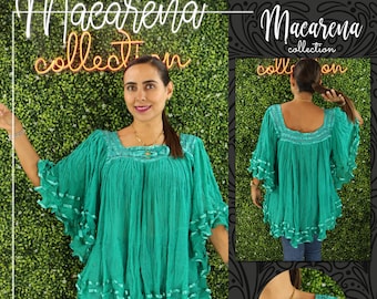 Engel Huipil ~ Chiapas Bluse ~ Blumenhemd ~ Mexikanisches Hemd ~ Ethnisches Blumenhemd ~ Frauenhemd ~ Boho ~ Besticktes Hemd Handgemachtes Hemd