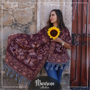 Gaban Mexican Rebozo ~ Rebozo ~ Mexican Shawl ~ Pashmina ~ Shawl ~ Scraf
