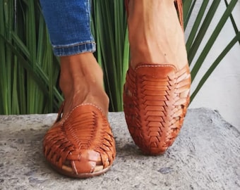 huarache sandals with heels