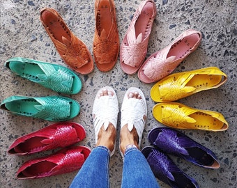 mexican huaraches colorful