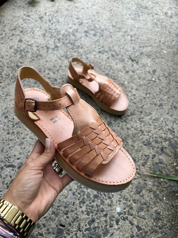 Huarache Sandal All Sizes Boho Hippie Vintage Mexican 