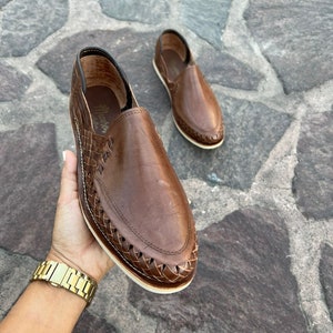 Herren Huarache Sandale ~ Alle Größen Boho- Hippie Vintage ~ Mexikanischen Stil ~ Buntes Leder ~ Mexikanische Huaraches ~ Schuhe ~ Schuhe Leder