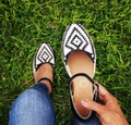Huarache Sandal ~ All Sizes Boho- Hippie Vintage ~ Mexican Style ~ Colorful Leather ~ Mexican Huaraches product logo