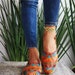 Huarache Sandal ~ All Sizes Boho- Hippie Vintage ~ Mexican Style ~ Colorful Leather ~ Mexican Huaraches 