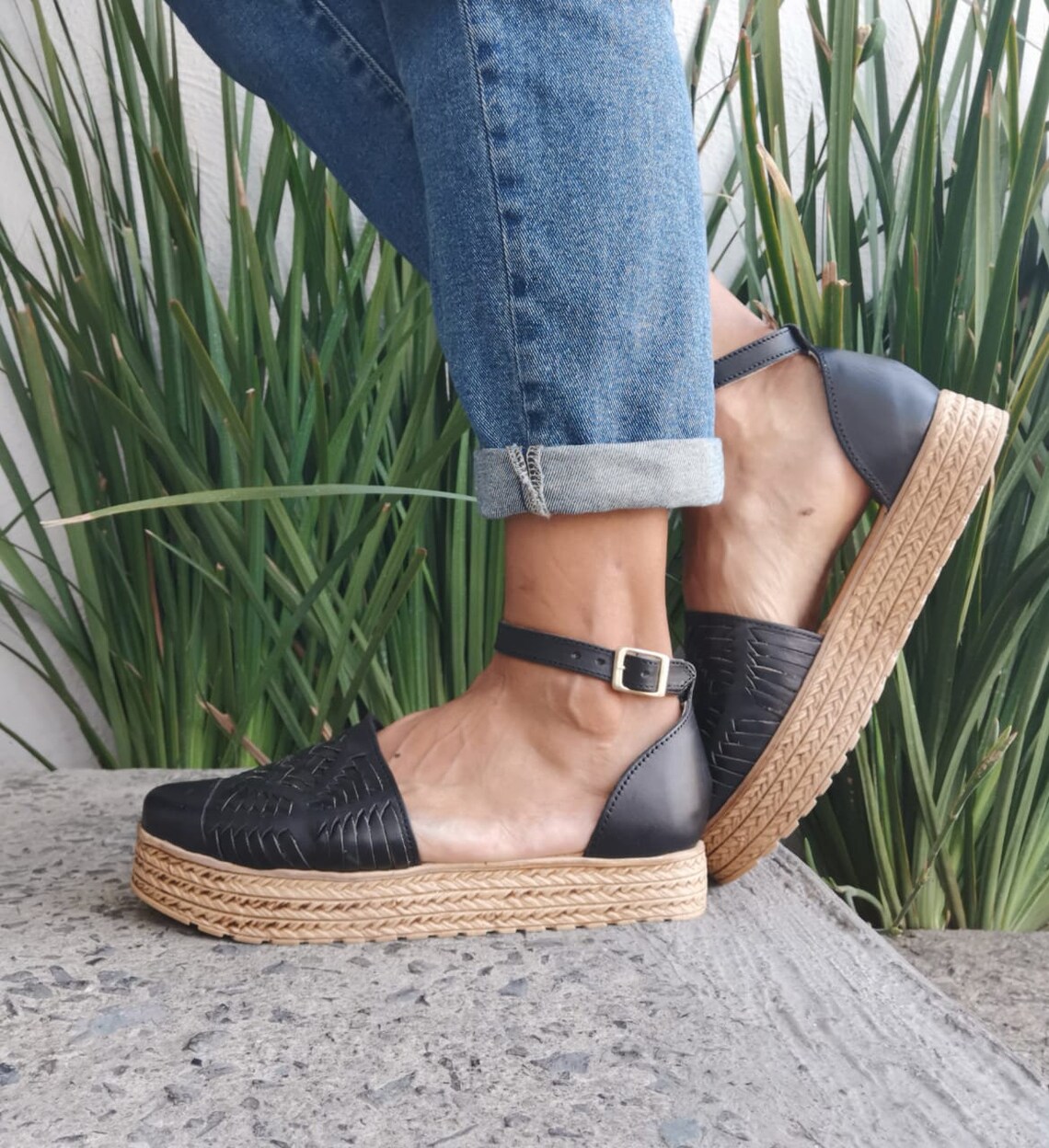 born huarache sandals