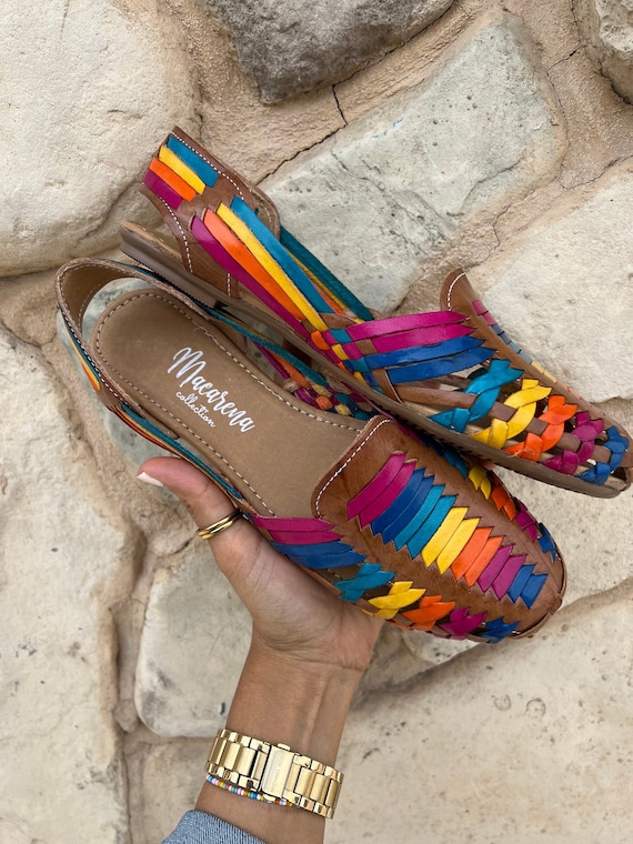 Huarache Sandal All Sizes Boho Hippie Vintage Mexican 