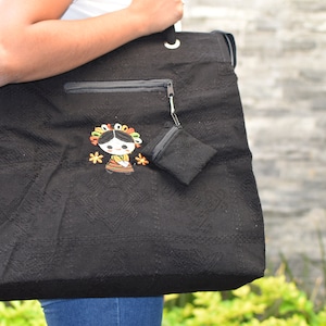 Bolso de mano mexicano bordado colorido ~ Bolso de mano Chiapas ~ Bolso Huipil ~ Hecho a mano ~ Regalos para mujeres