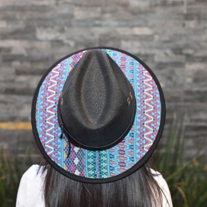 Flower Embroidered Hat ~  Mexican Artisan Hat ~ Womens Hat ~ Hand Embroidered ~ Traditional Mexican Hat ~ Embroidered hat ~ Hat Mexican