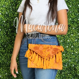 Monedero Huipil ~ Bolso Mexicano ~ Embrague Chiapas ~ Bolsa con cremallera ~ Bolsa de flores ~ Floral ~ Bordado ~ Bolsa de noche ~ Pulsera ~ Flecos ~