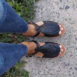 Sandały Huarache ~ Wszystkie rozmiary Boho- Hippie Vintage ~ Meksykański styl ~ Kolorowa skóra ~ Meksykańskie sandały Huarache ~ Buty letnie